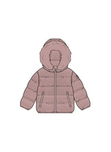 Load image into Gallery viewer, Colmar Baby Down Jacket With Fur - Rose