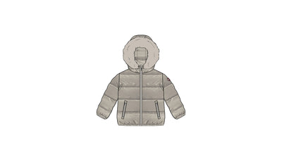 Colmar Baby Down Jacket With Fur - Canapa