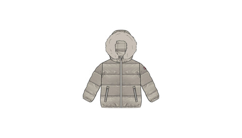 Colmar Baby Down Jacket With Fur - Canapa
