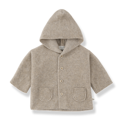 1+ In the Family Menton Hooded Jacket - Beige