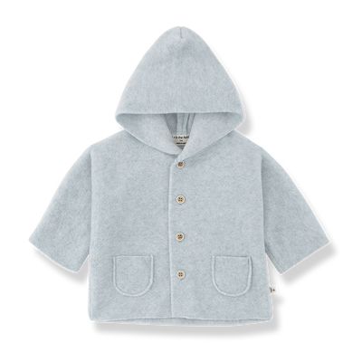 1+ In the Family Menton Hooded Jacket - Ciel