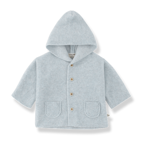 1+ In the Family Menton Hooded Jacket - Ciel