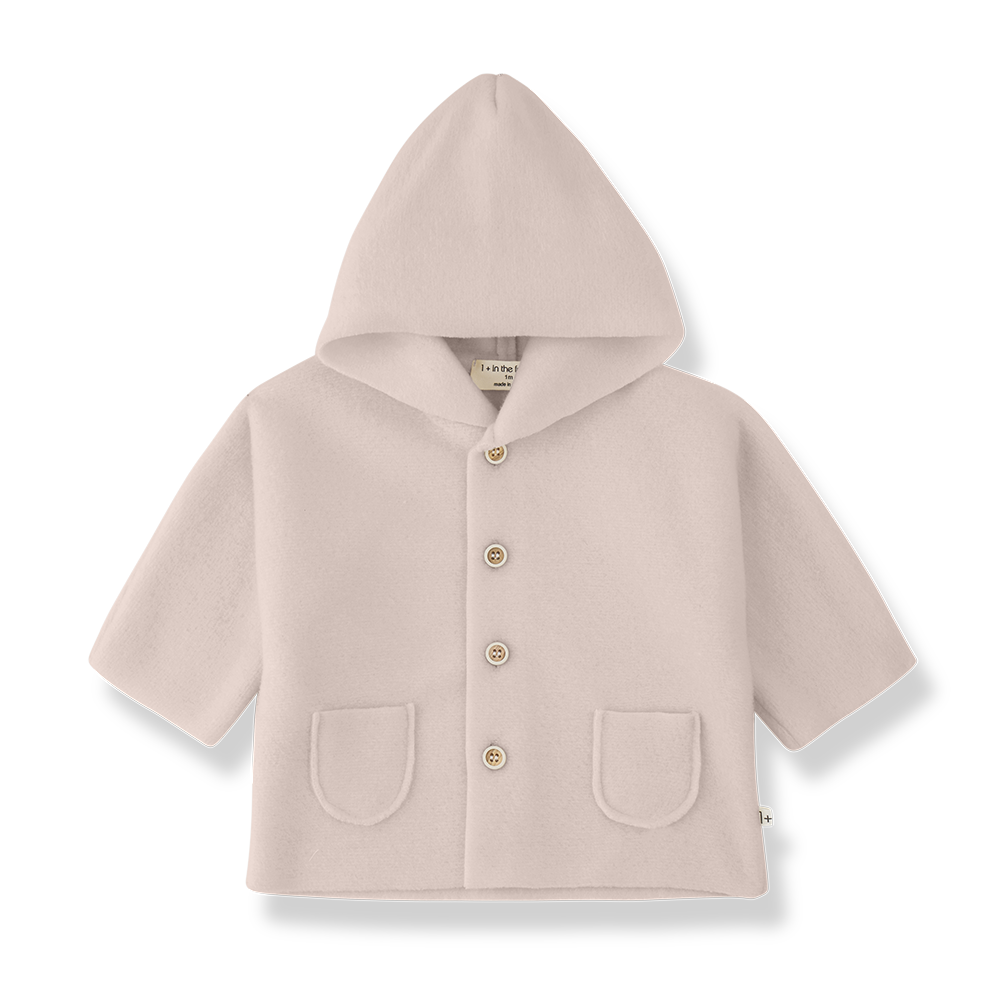 1+ In the Family Menton Hooded Jacket - Nude