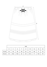Load image into Gallery viewer, Popelin Beige Velvet Vest And Midi Skirt With Tucks And Embroidered Yoke (104.1 / 106.1)