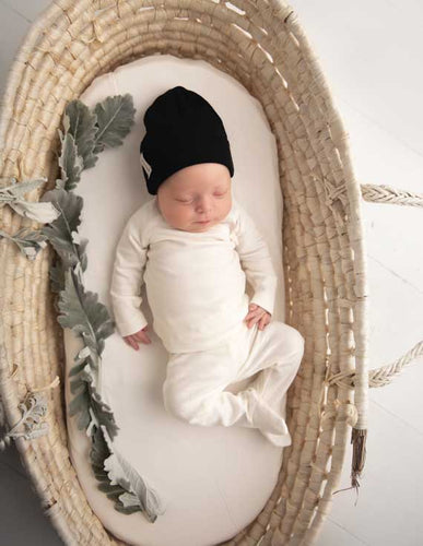 Jacqueline & Jack Ribbed Beanie - Black