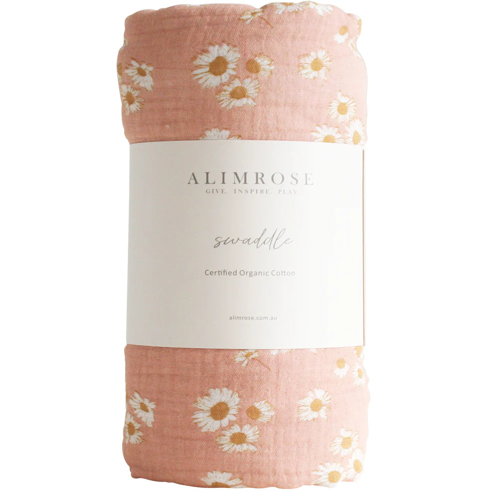 Alimrose Muslin Swaddle - Little Daisies