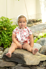 Load image into Gallery viewer, Mode Avant Print Romper - Ivory/Hot Pink