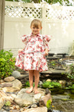 Mode Avant Print Dress - Ivory/Hot Pink