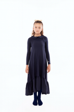 Load image into Gallery viewer, Retro Kid Mae Criss Cross Maxi Dress - Navy