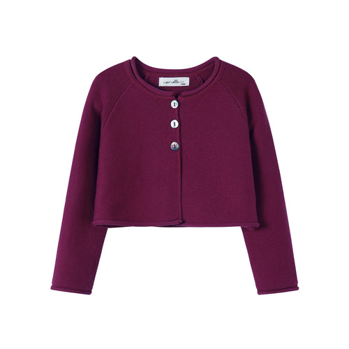 Nou Nelle Magenta Cardigan *Runs Big-Size Down*