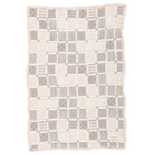 Load image into Gallery viewer, Bebe Organic Mai Blanket - Taupe Patchwork