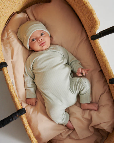 Marmar Mirco Modal Footies & Hat - Pastel Sage