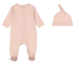 Marmar Evening Sun Stripe Footie & Beanie Set