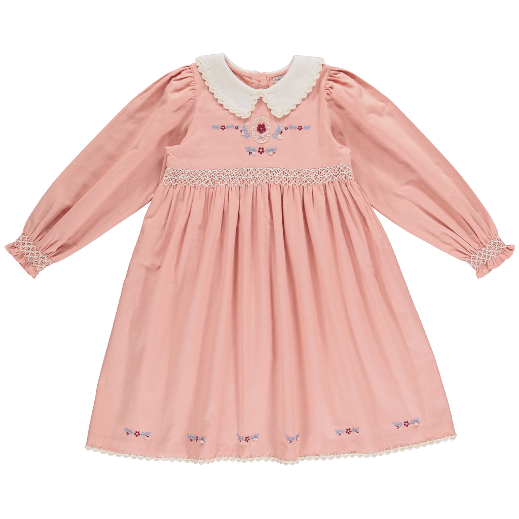 Bebe Organic Margot Dress - Dusty Rose