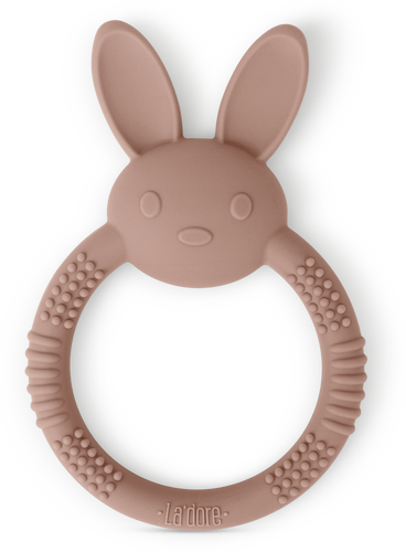 Adora Bebe Bunny Teether Mauve
