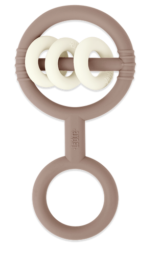Adora Bebe Rattle Teether Mauve