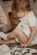 Load image into Gallery viewer, Apparelel Mayfair Romper And Bonnet - Rose