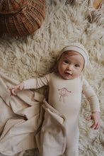 Load image into Gallery viewer, Mema Knits Doll Footie + Beanie - Petal