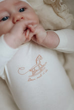 Load image into Gallery viewer, Mema Knits Horse Rocker Layette Set - Ivory