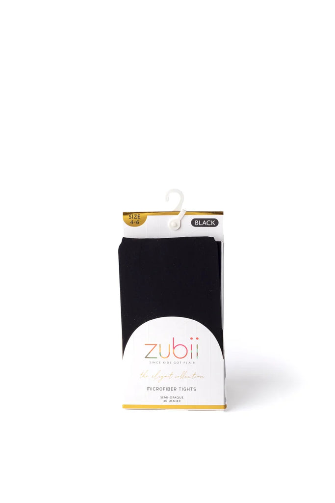 Zubii Microfiber Tights Semi Opaque 216 - Black