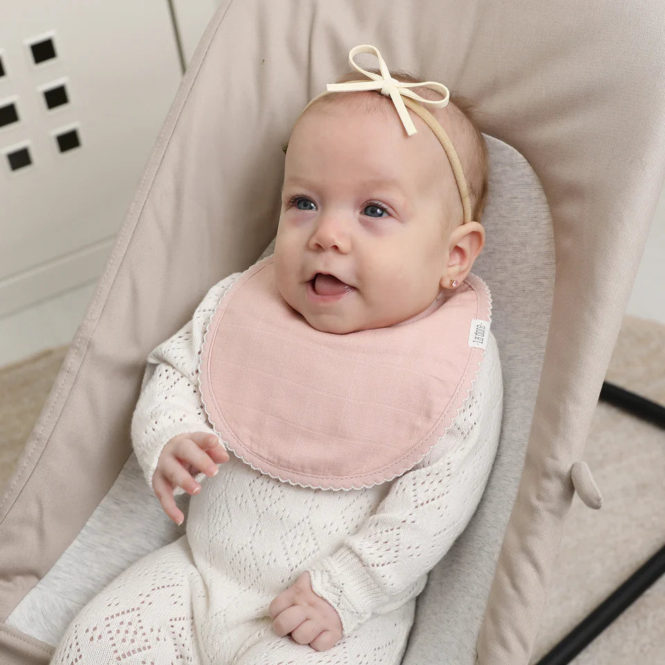 Adora Bibs - Mini Flower Blush