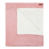 Swaddle Bee Minky Bee Stroller Blanket - Dusty Pink/Ivory