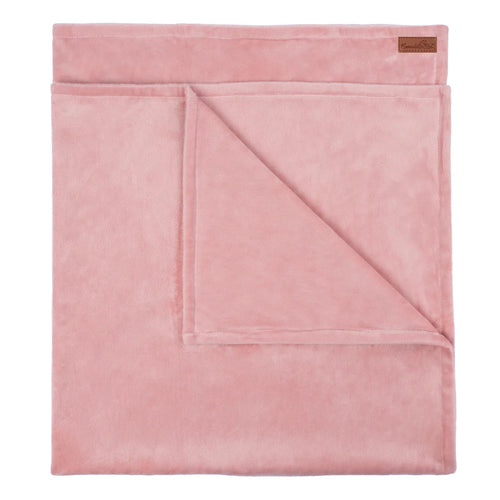 Swaddle Bee Minky Bee Stroller Blanket - Dusty Pink