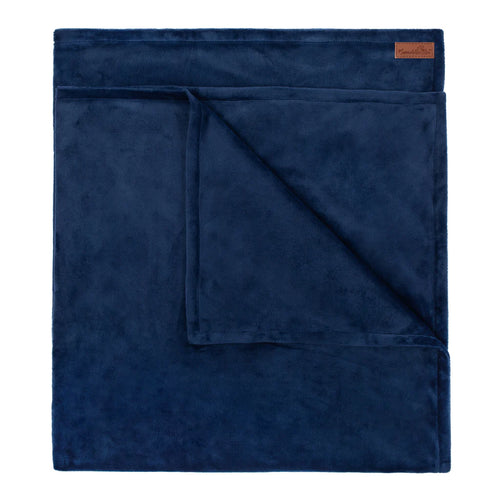 Swaddle Bee Minky Bee Stroller Blanket - Navy