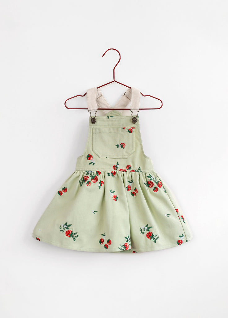 Please Mom Mint Strawberry Dress
