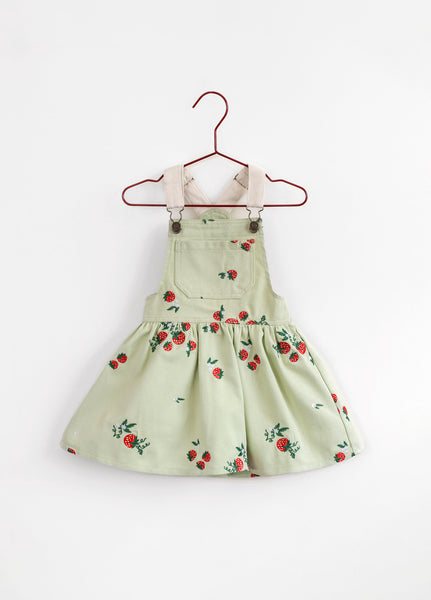 Please Mom Mint Strawberry Dress 3T