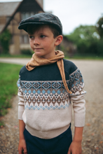 Load image into Gallery viewer, Sweet Threads Mountain Heirloom Crew Sweater - Navy Blue