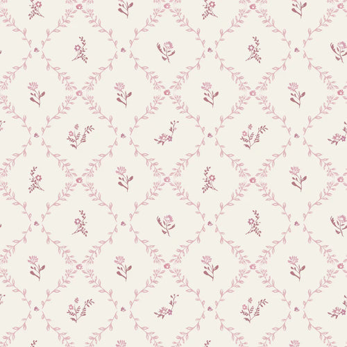 Little Threads Mauve Lattice Muslin Blanket