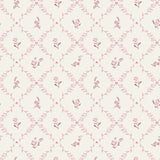 Little Threads Mauve Lattice Muslin Blanket