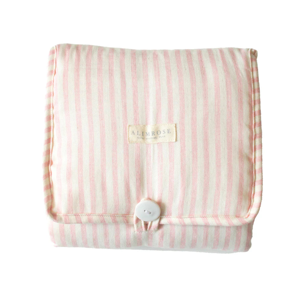 Alimrose Little Traveller Change Mat - Pink Stripe