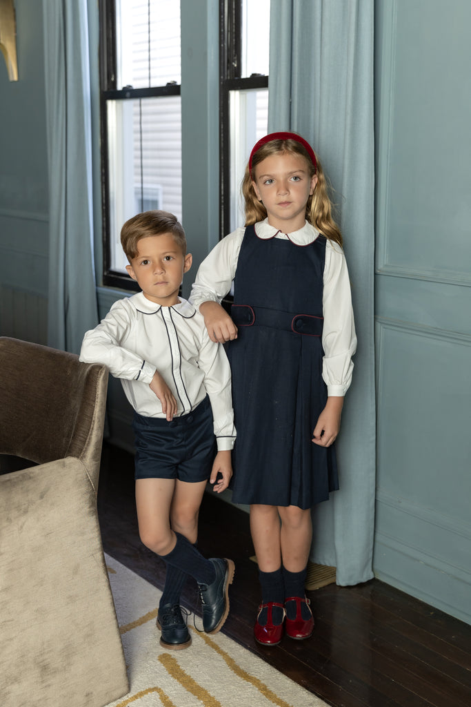 Nou Nelle Navy Button Shorts