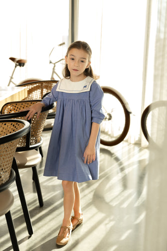 Nou Nelle Bib Checkered Dress