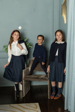 Load image into Gallery viewer, Nou Nelle Piped Navy Skirt