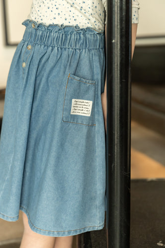 Nou Nelle Denim Label Skirt