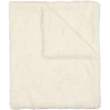 Load image into Gallery viewer, Peluche Lux Fur Blankets - Natural Double Sided