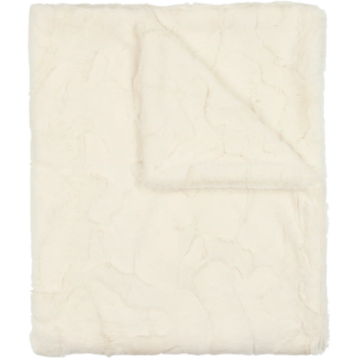 Peluche Lux Fur Blankets - Natural Double Sided