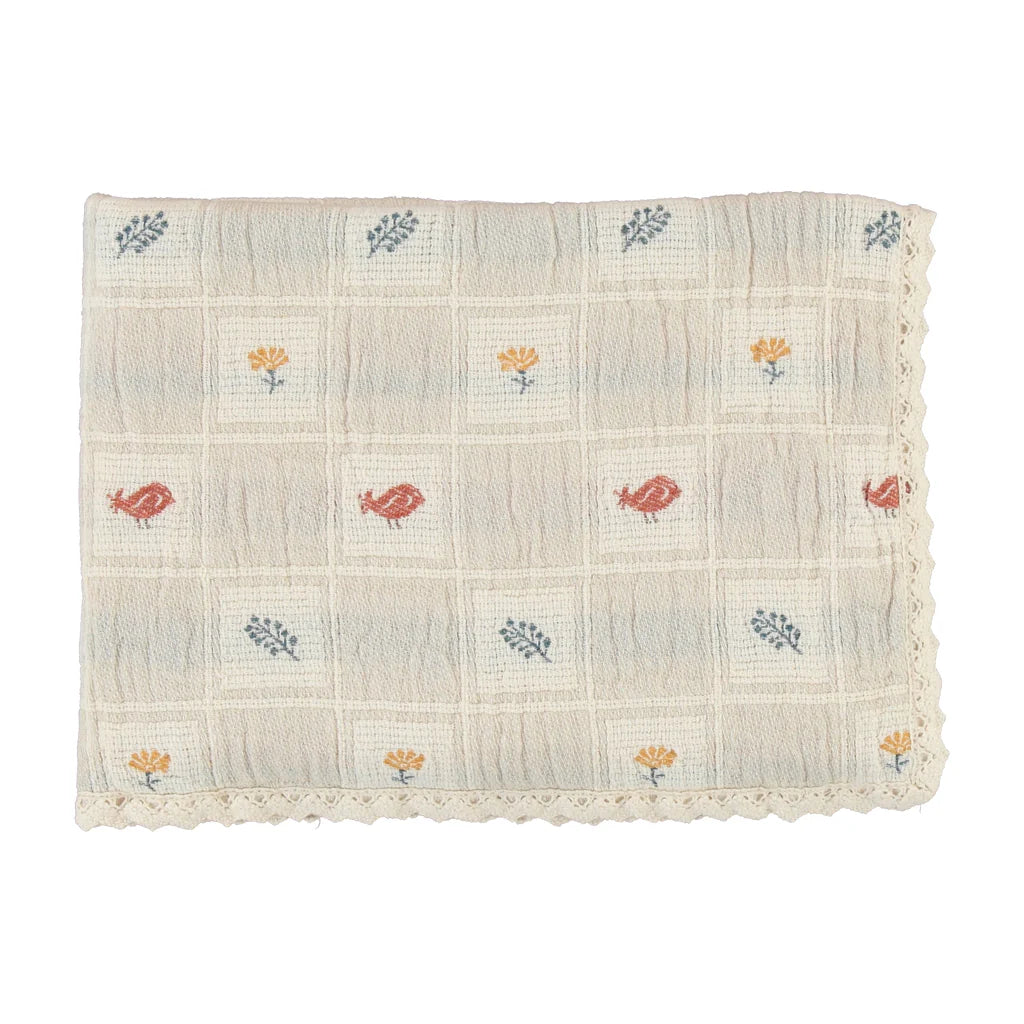 Bebe Organic Nature Blanket - Earthy Patchwork – Moonlight Bebe Organic Nature Blanket - Earthy Patchwork – Moonlight