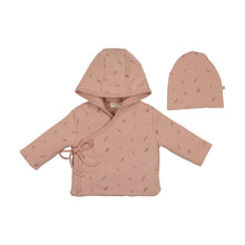 Load image into Gallery viewer, Mon Tresor Nature&#39;s Print Jacket &amp; Hat - Misty Rose
