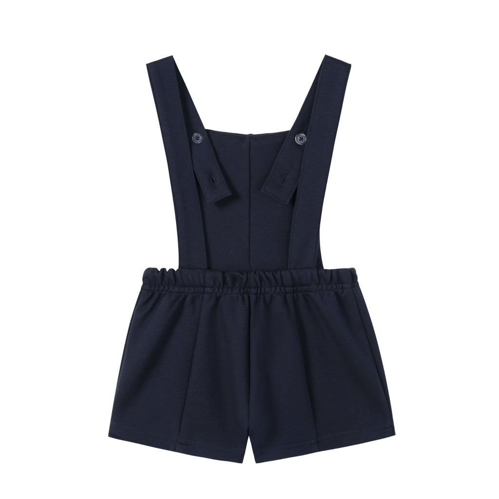 NouNelle Navy Double Breasted Romper