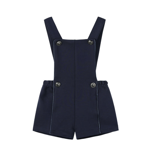 NouNelle Navy Double Breasted Romper