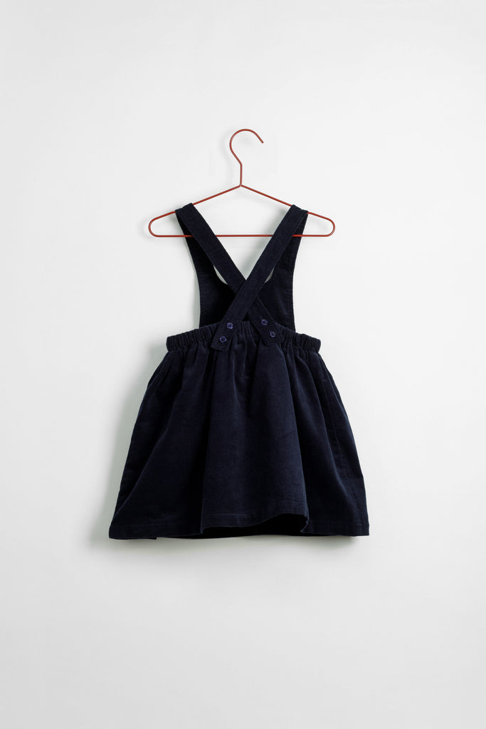 Please Mom Navy Corduroy Dress