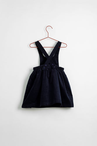Please Mom Navy Corduroy Dress