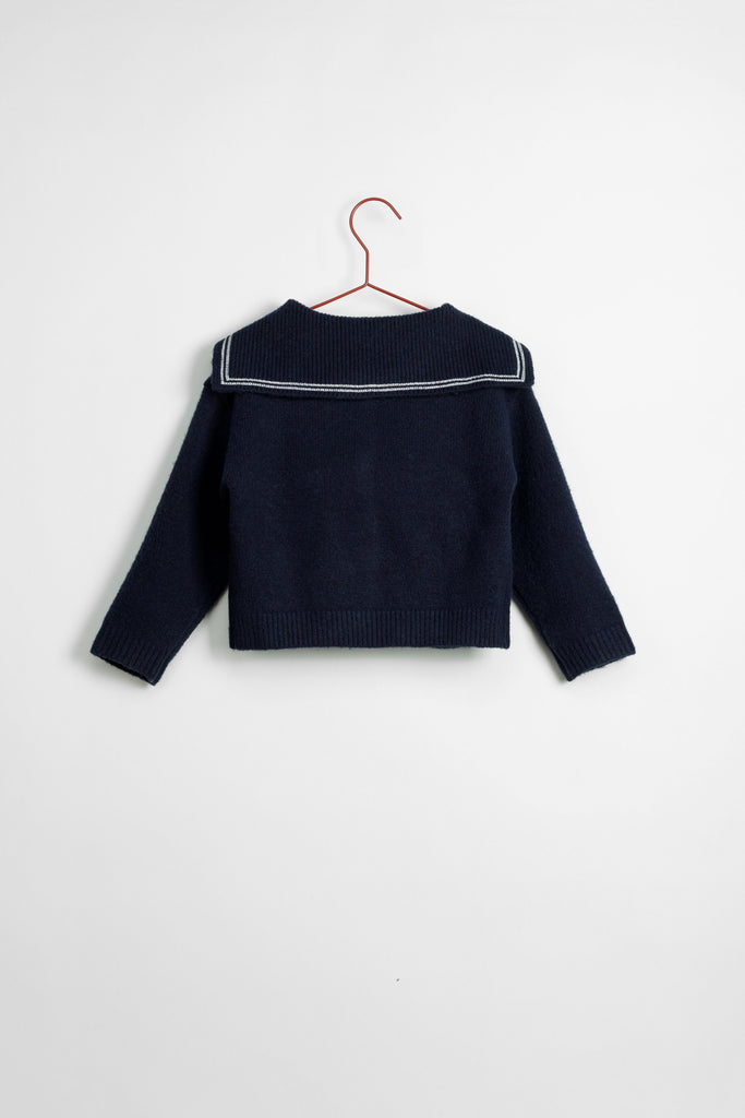 Please Mom Navy Sailor Sweater