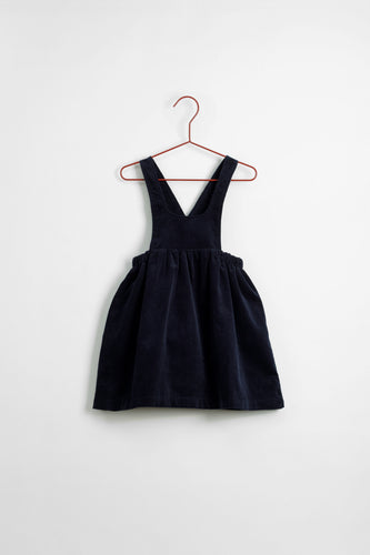 Please Mom Navy Corduroy Dress