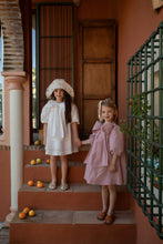 Load image into Gallery viewer, Jouet Short Sleeve Dress with Oversized Bow - Pink