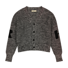 Load image into Gallery viewer, Retro Kid Nora Knit Cardigan - Black/Cream